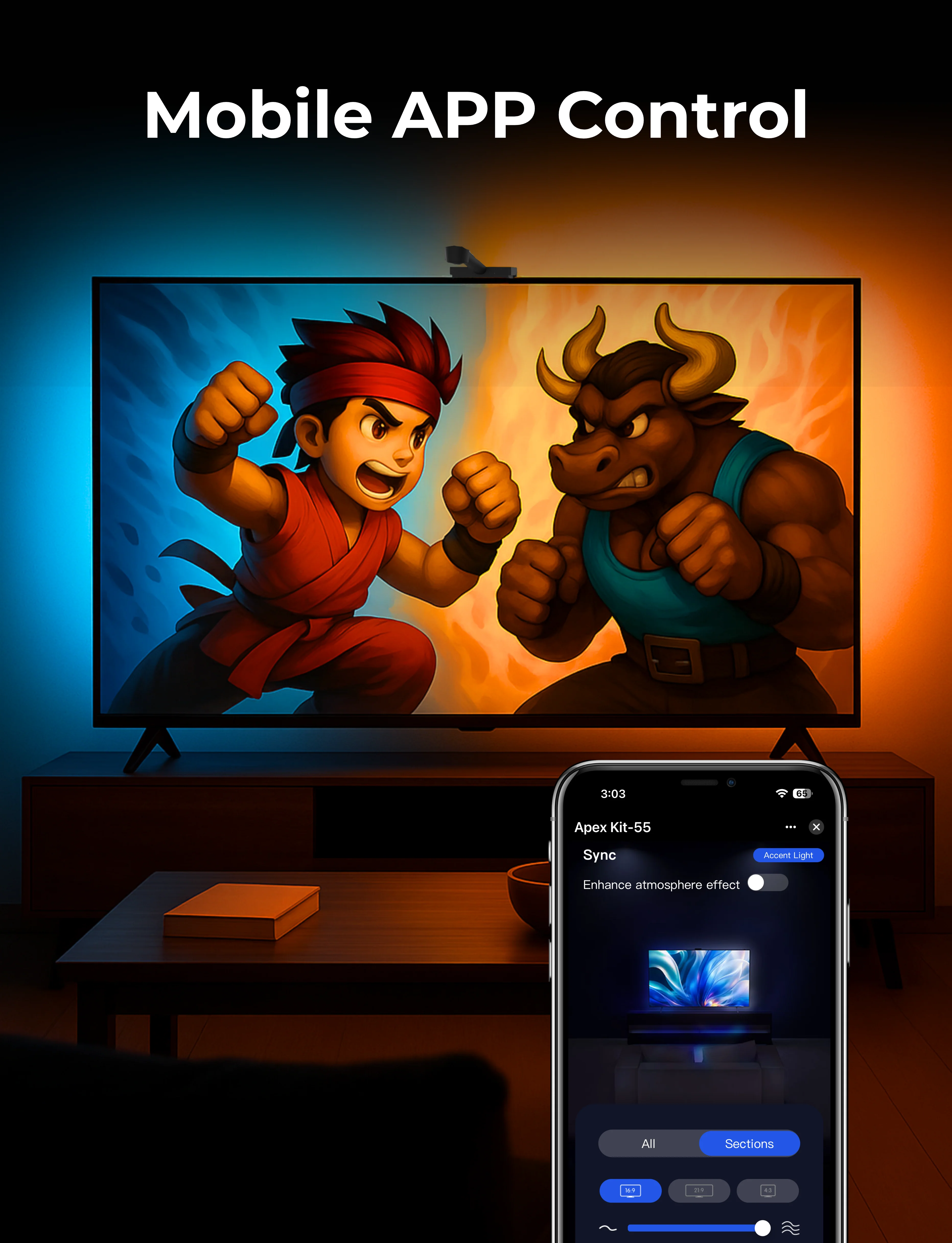 Apex Camera TV Backlight (only for 55 inch) - Image 3