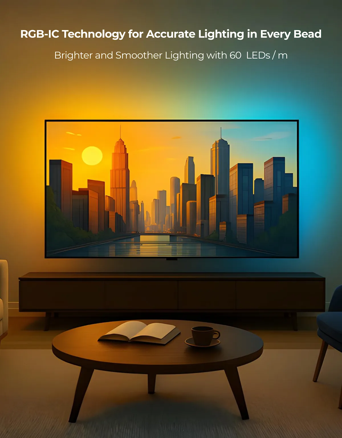 Apex HDMI 2.1 Version TV Backlight (32-90 Inch TV size) - Image 4