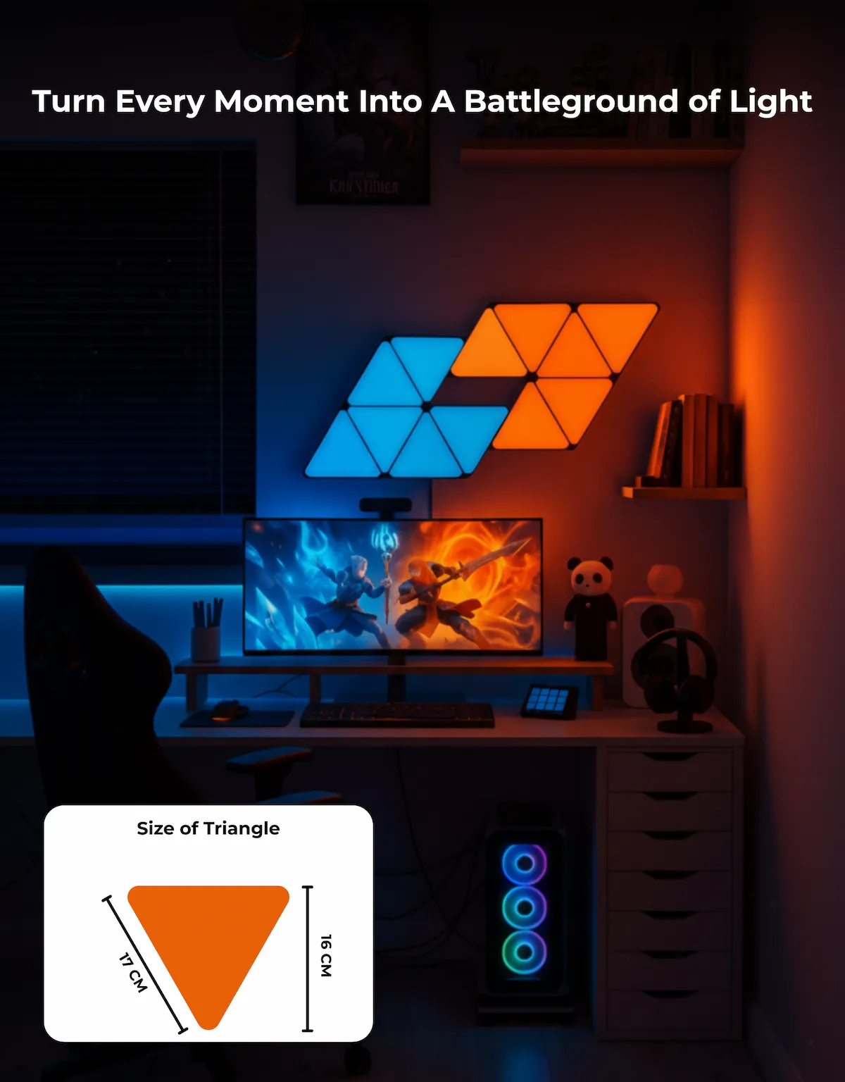 Apex Monitor sync Triangle Light (6 Pcs) - Image 6