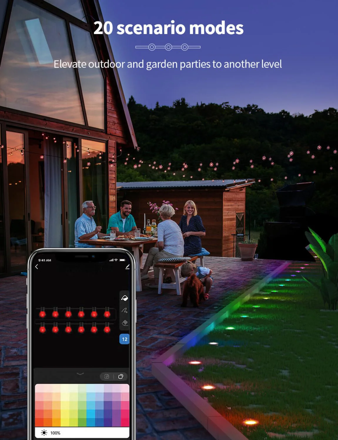 Apex Permanent Outdoor String Light - Image 5