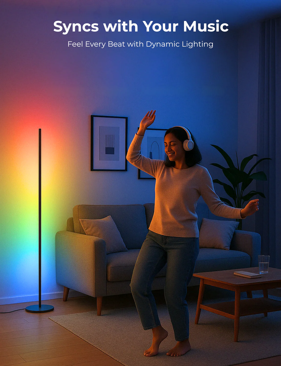 Apex RGBICW Floor Lamp - Image 5