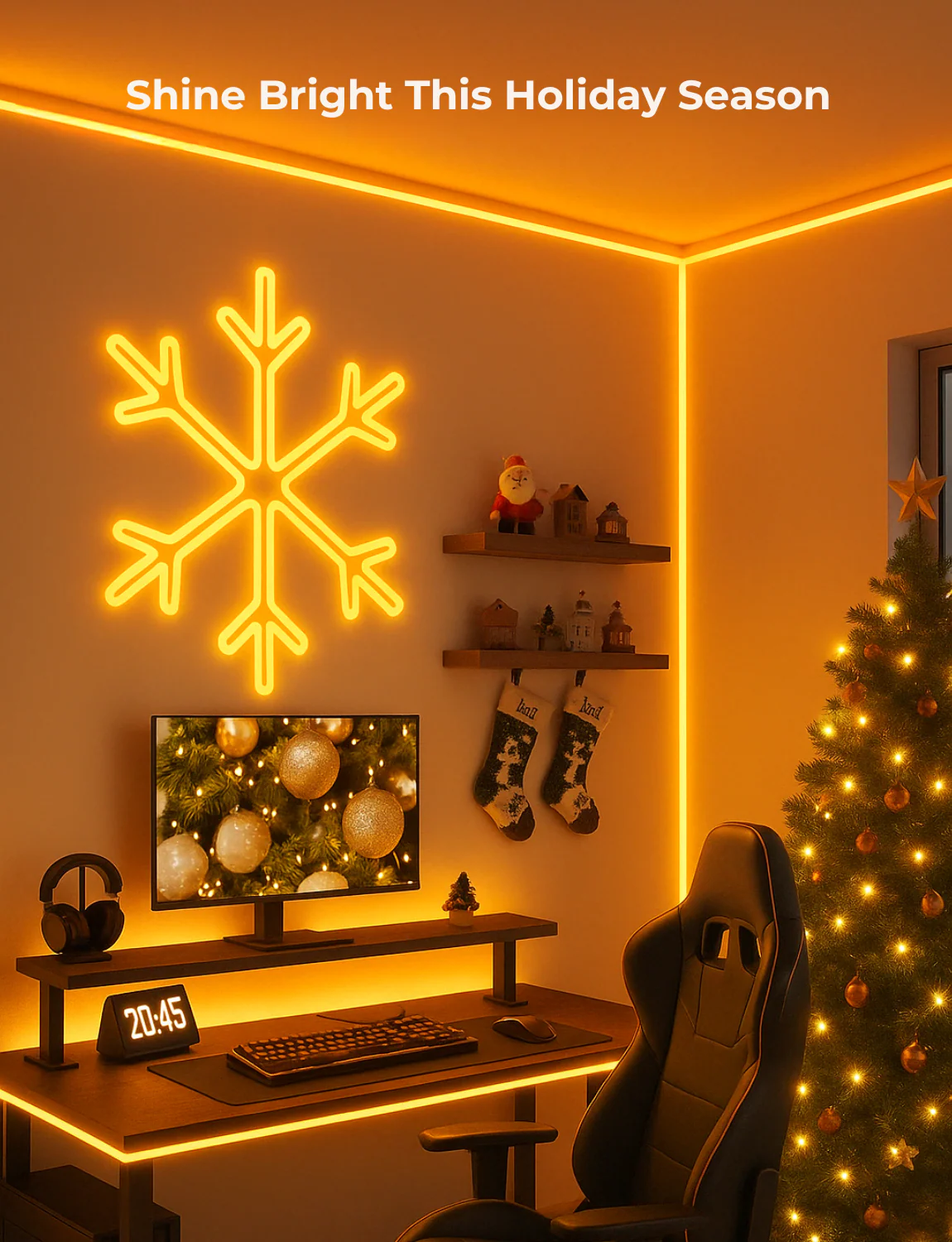 Apex RGBIC Neon Rope Light for Desks - Image 5