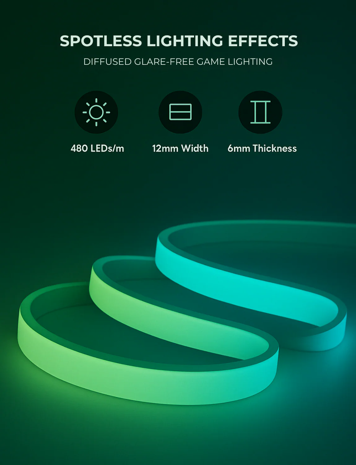 Apex RGBIC Neon Rope Light for Desks - Image 6