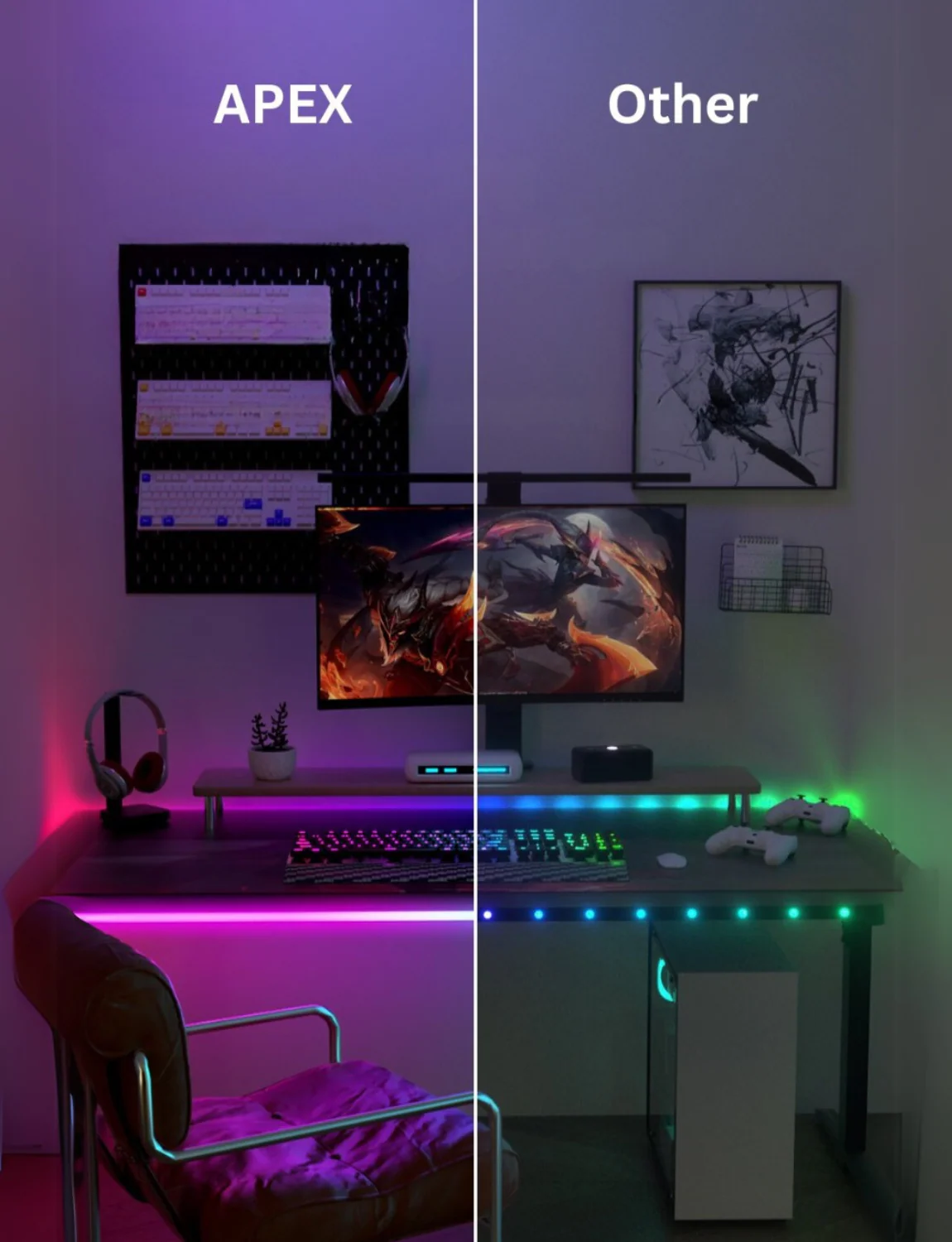 Apex RGBIC Neon Rope Light for Desks - Image 9