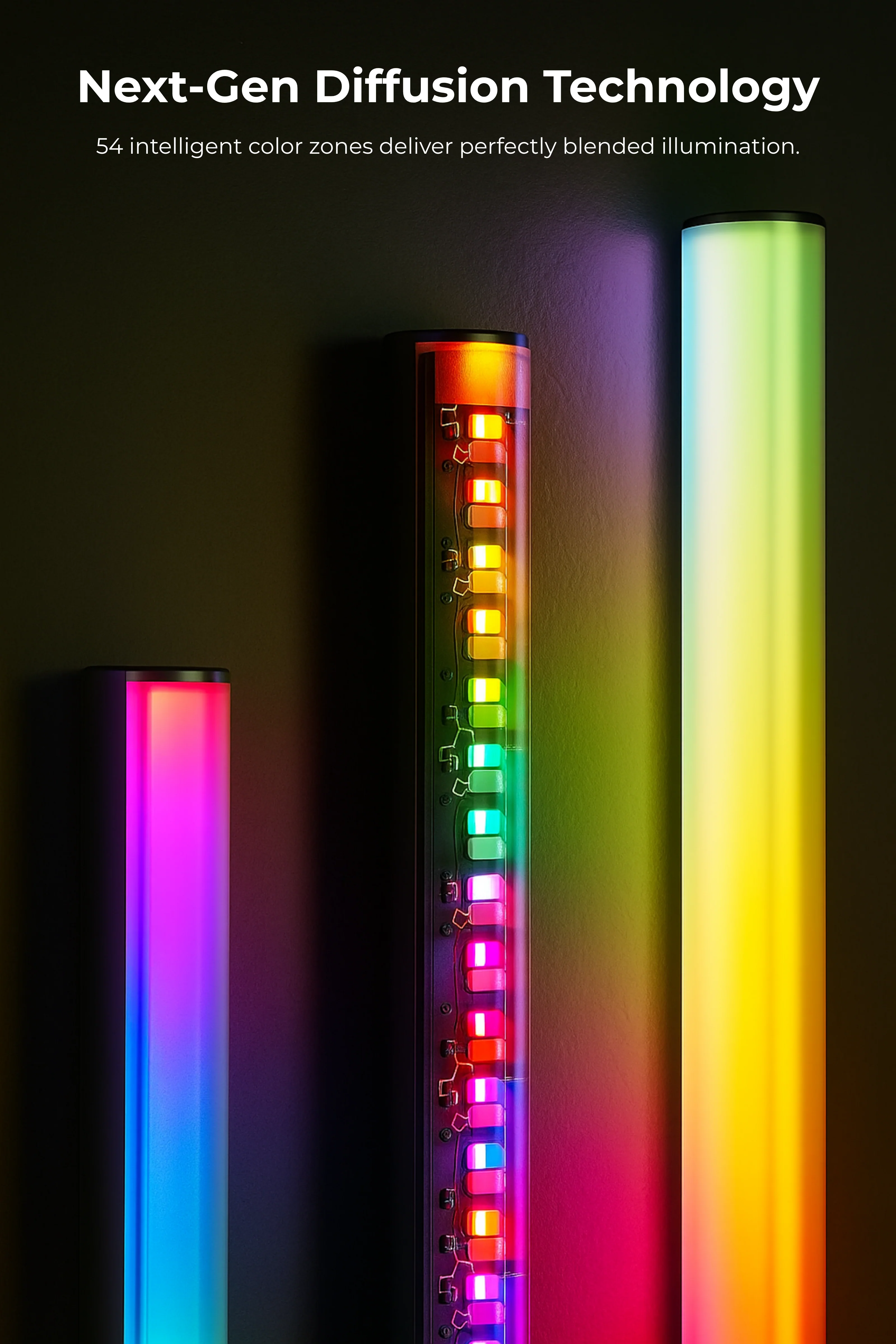 Apex RGBICW Floor Lamp with Speaker - Image 5