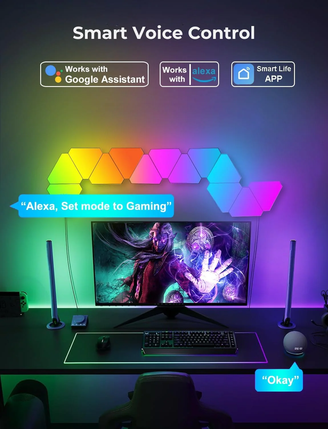 Apex Smart RGBIC Gaming Light Bars - Image 7